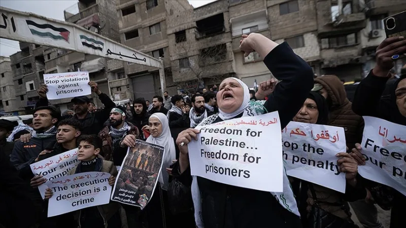 W stolicy Syrii, Damaszku, odbyła się demonstracja przeciwko izraelskiej ustawie o karze śmierci dla Palestyńczyków
